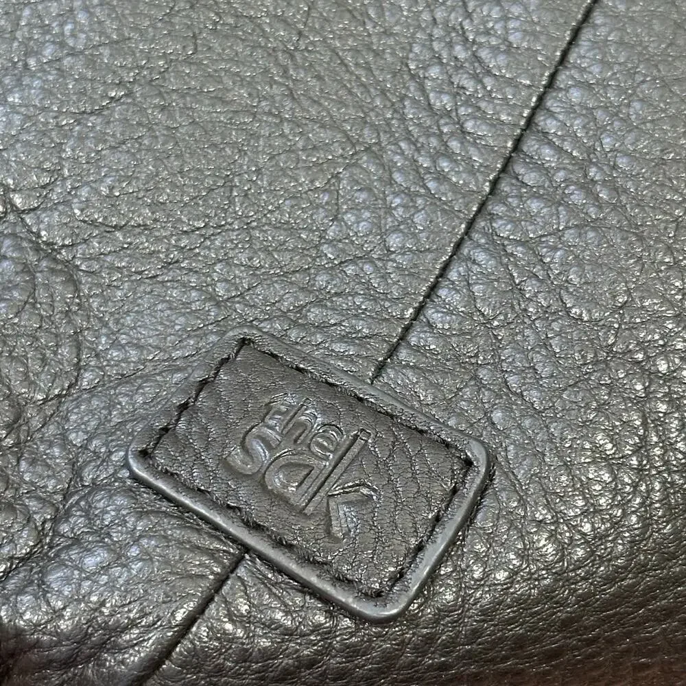 The Sak Indio Boho Black Leather Hobo Bag